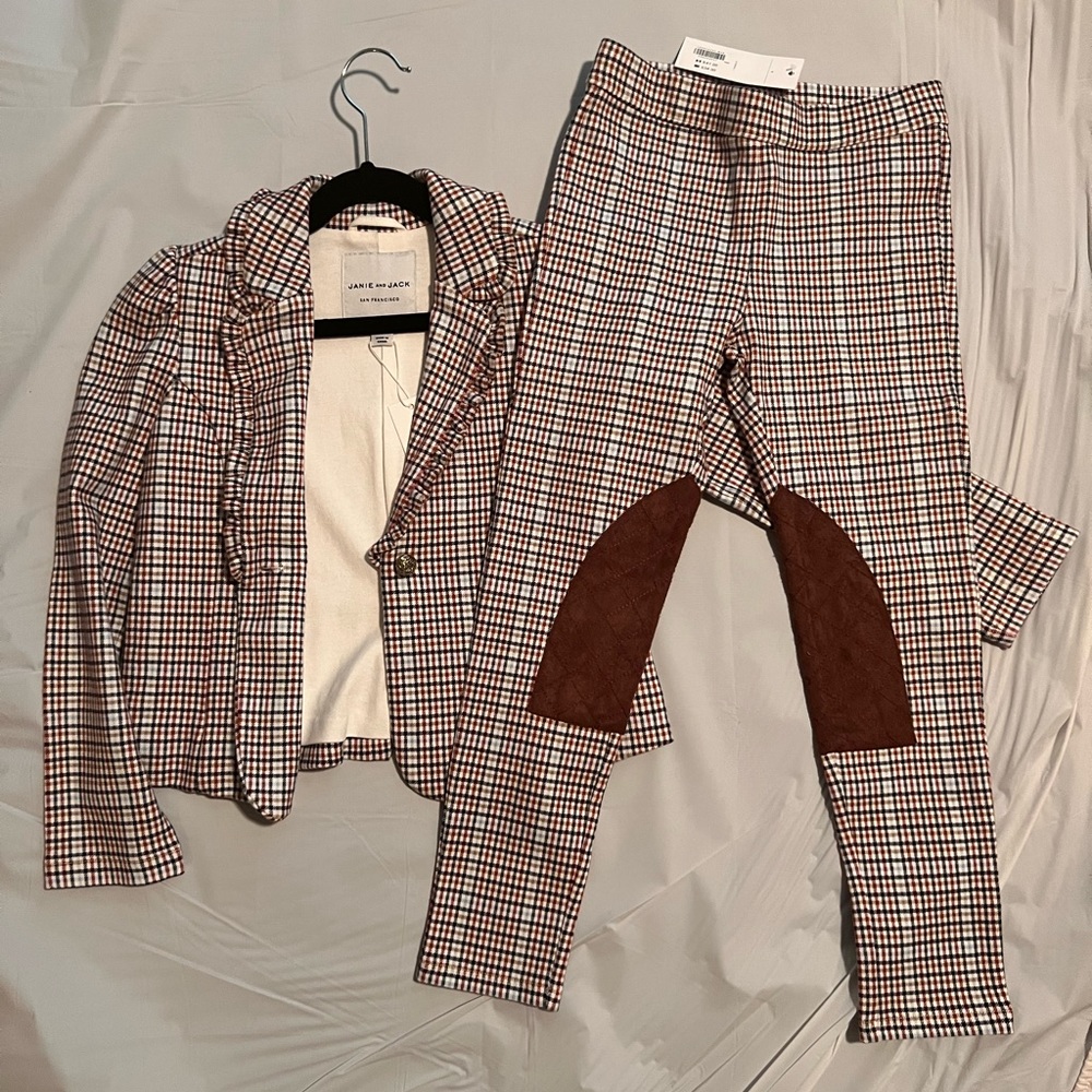 Janie and Jack Girls’ 2 pc suit sz7